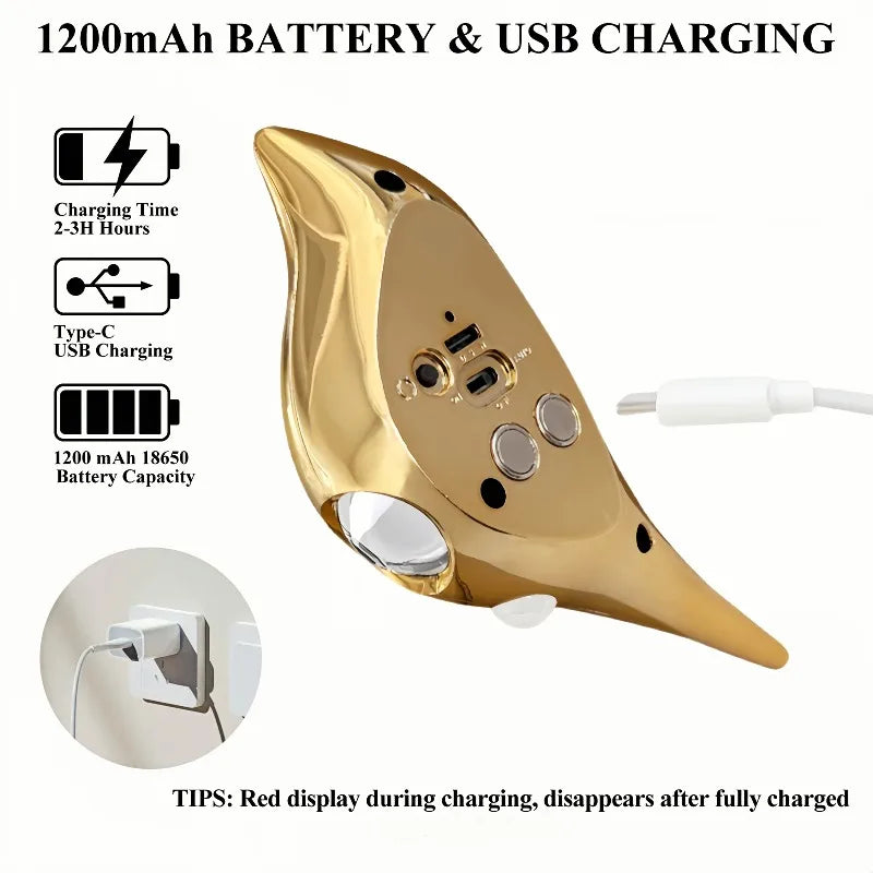 4pcs USB Rechargeable Wall Lights Smart Motion Sensor Bird-Shaped Decorative Lamps Cordless Install Adjustable Light Wall Decor