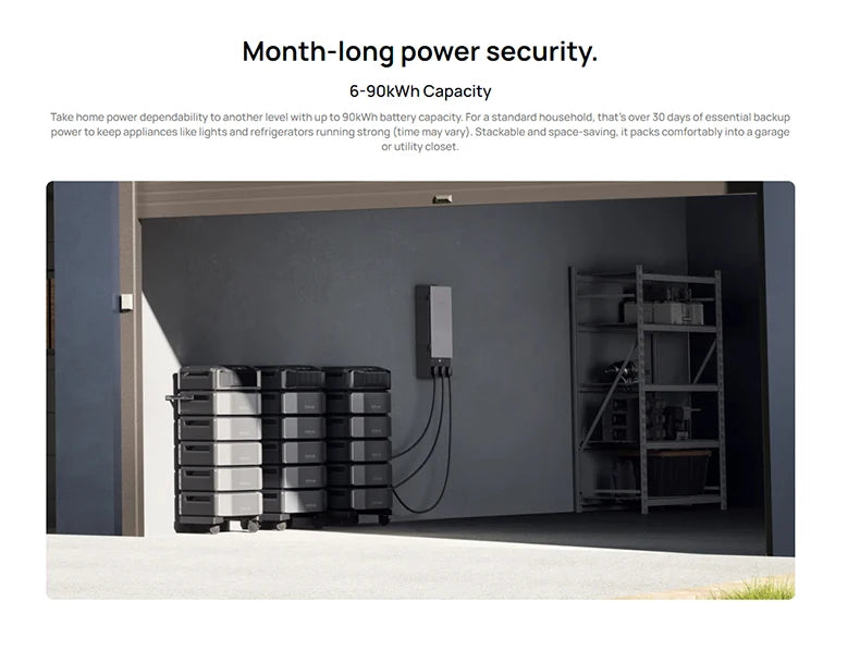 2026 EU EcoFlow  Pro Ultra Whole-Home Backup Power 7.2kW-21.6kW Output With Up To 3 Inverters Online UPS, 0-ms Transfer Time