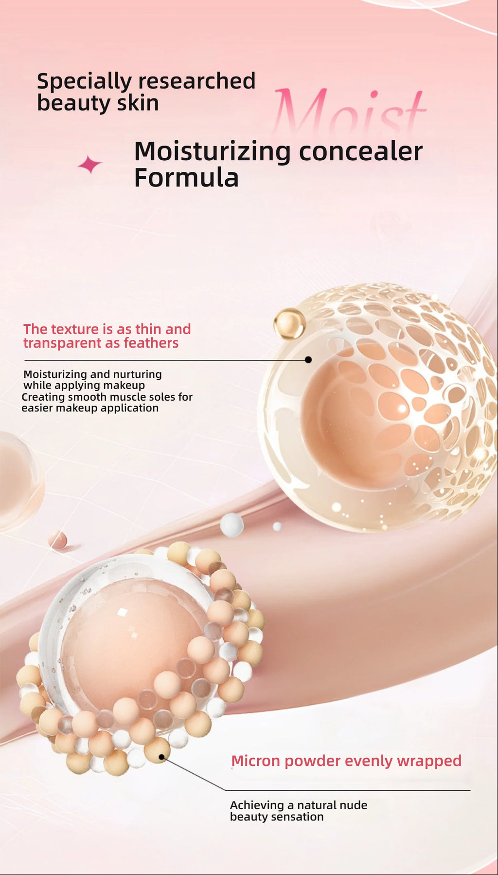 Life Girls Dewy Cushion Foundation 2025 ✦ Milky Hydrating Concealer & Skin Brightener ✦ Transfer-Proof, Buildable Coverage for G
