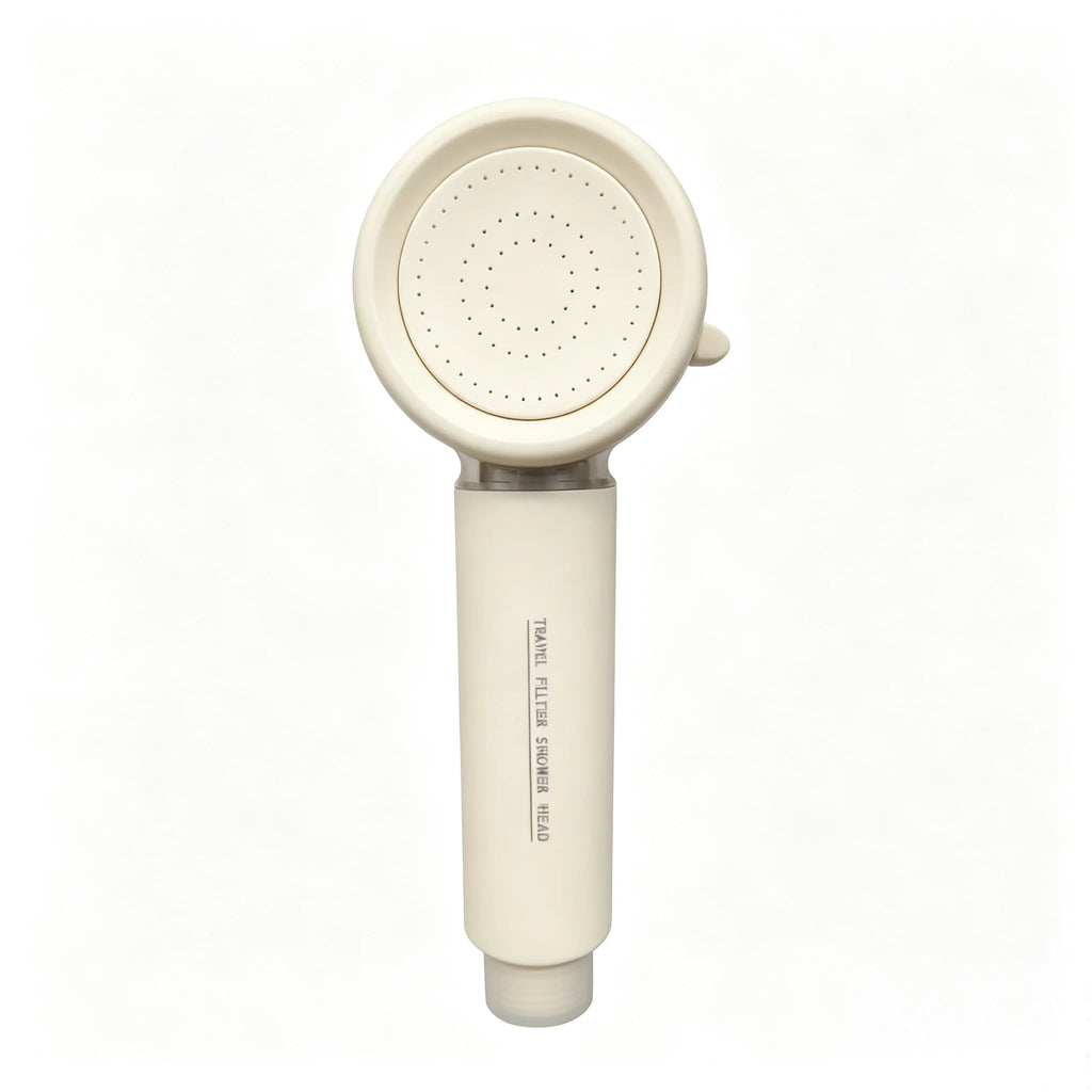 2+1 Modes Filter Shower Head High Pressure Adjustable Handheld Shower Head One Button Stop Bathroom Accessories