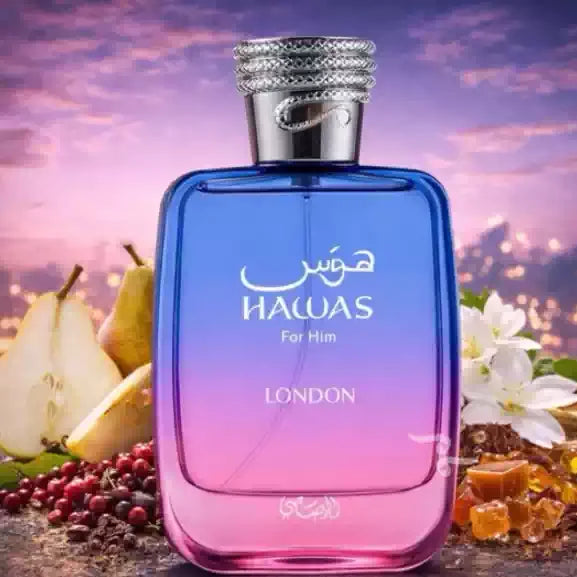 Hawas Verde Ice Perfume, Premium Long-Lasting Men's Eau de Parfum, Luxury Woody Fresh Scent Spray, Best Fragrance Gift.