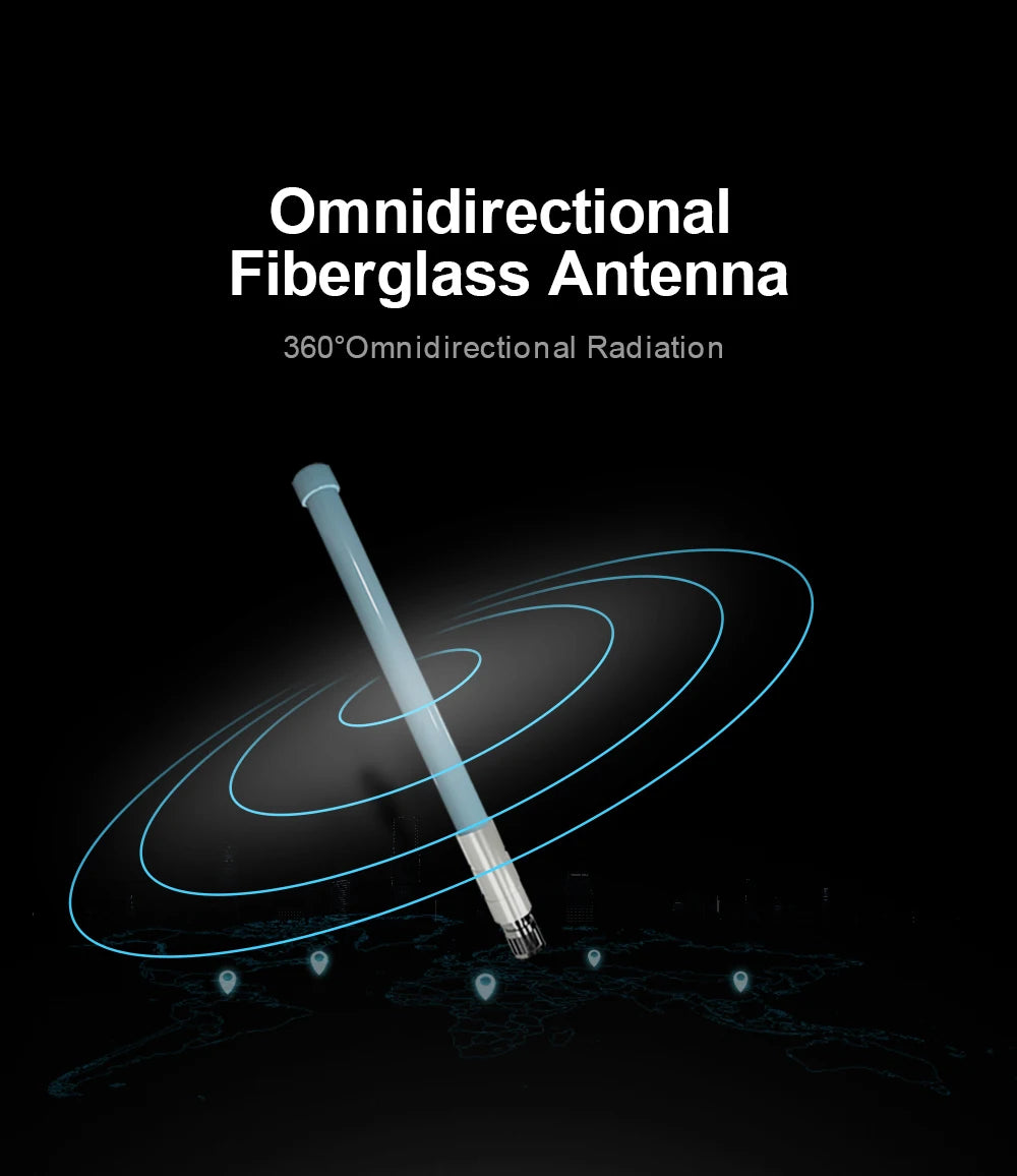 LoRa 433MHz IoT Antenna Meshcore 433MHz Meshtastic LoRaWAN Aerial N Male for Gateway Meter Reading Для промислового IoT Антена