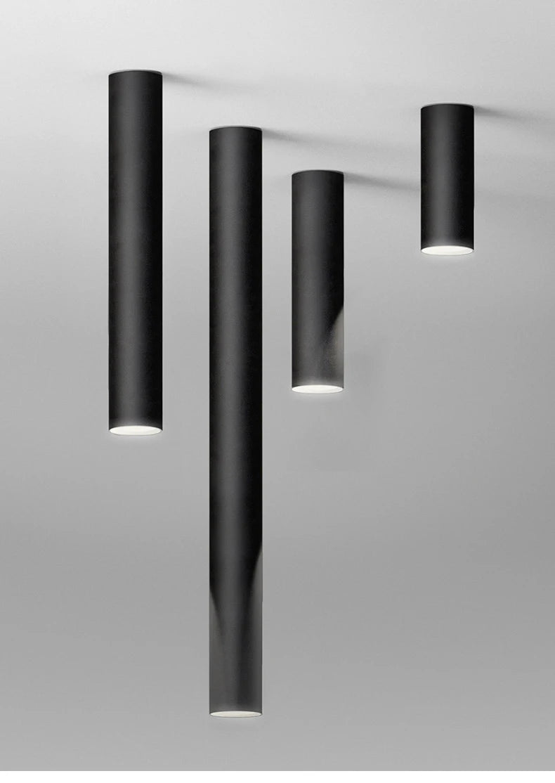 Nordic Light Indoor Lighting Led Ceiling Lamp Long Tube Surface Mounted Spot Light For Living Room Bedroom Corridor Store Art