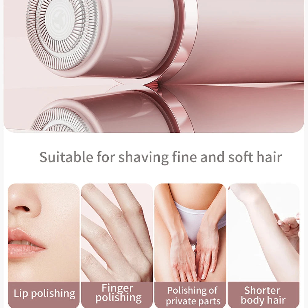 2‑in‑1 Body & Facial Shaver, Dual‑head Bikini Trimmer, Ideal Beauty Gift for Christmas and New Year