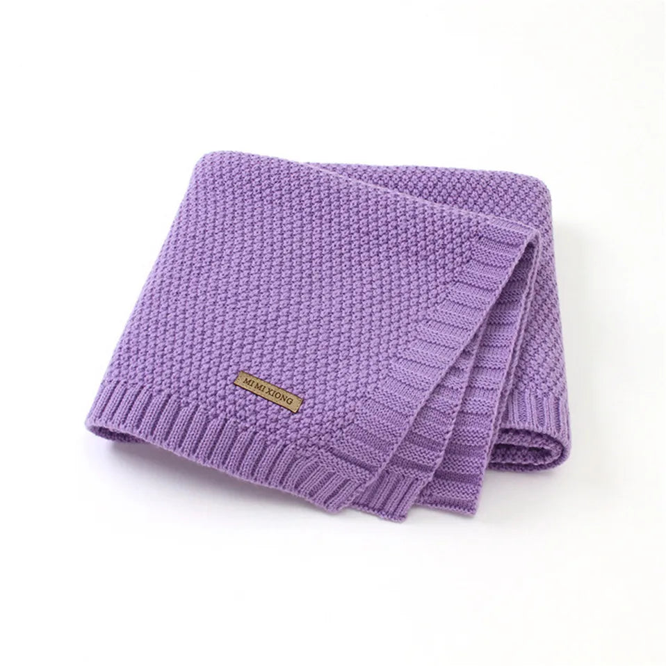 Baby Blankets Knitted Newborn Swaddle Wrap Blanket Cartoon Rabbit Toddler Photograph Props Multifunction Children Covers