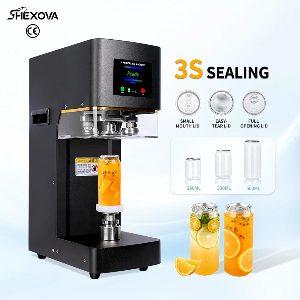 Automatic non-rotating can sealing machine Commercial can  Sealing machine Beverage polyester can