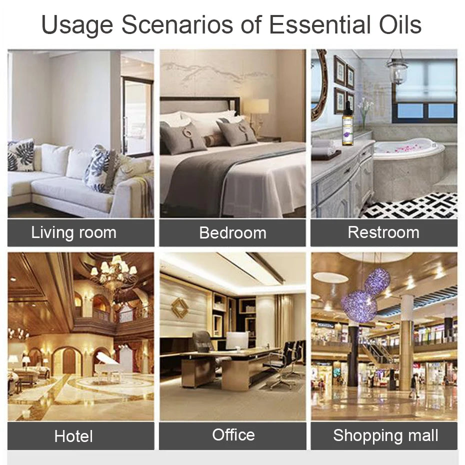 EUQEE 118ML Oregano Jasmine Lavender Essential Oil For Humidifier Diffuser Eucalyptus Aroma Oils For DIY Soap Candle