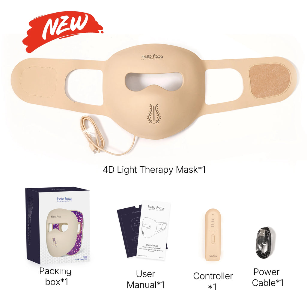 Hello Face M500S LED Mask Device Skin Care Tool Best Gift for lovers, parents, and friends