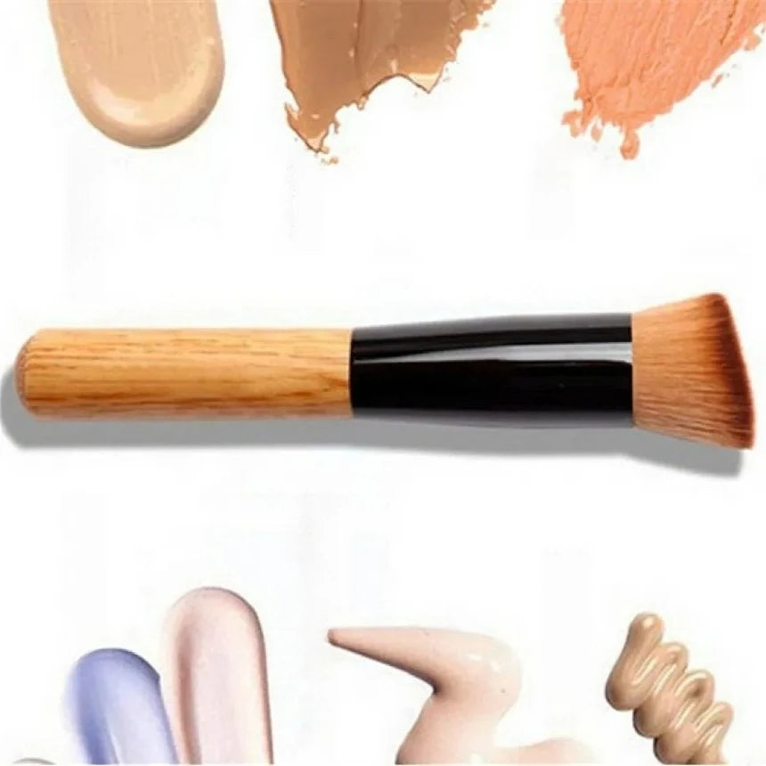 Foundation Brush Makeup Brushes Synthetic Hair Liquid Blending Mineral Powder Loose Powder Cosmetics 1pcs