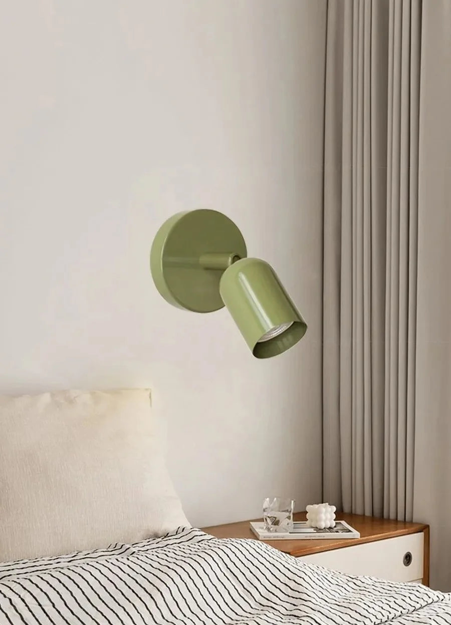 IWHD Nordic Modern LED Wall Lamp Sconce Pull Chain Switch Bedroom Living Room Corridor Cream Style Stair Light Fixture Luminaria