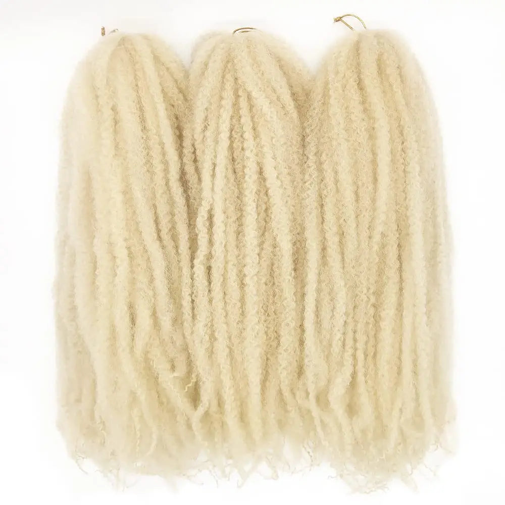 Marley Twist Braiding Hair 18 Inch Marley Hair For Faux Locs, Marley Twist Crochet Hair Afro Kinky Curly Marley Braids Synthetic