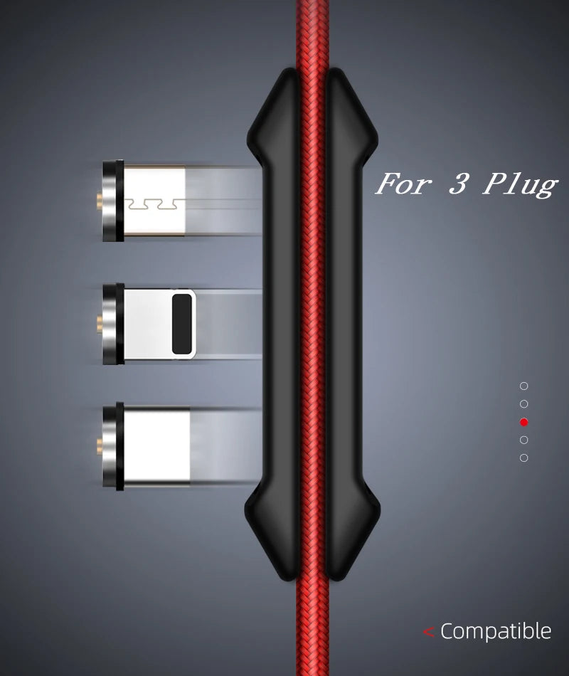 2022 New Round Magnetic Cable plug Type C Micro USB C Plugs Fast Charging Phone Microusb Type-C Magnet Charger Plug