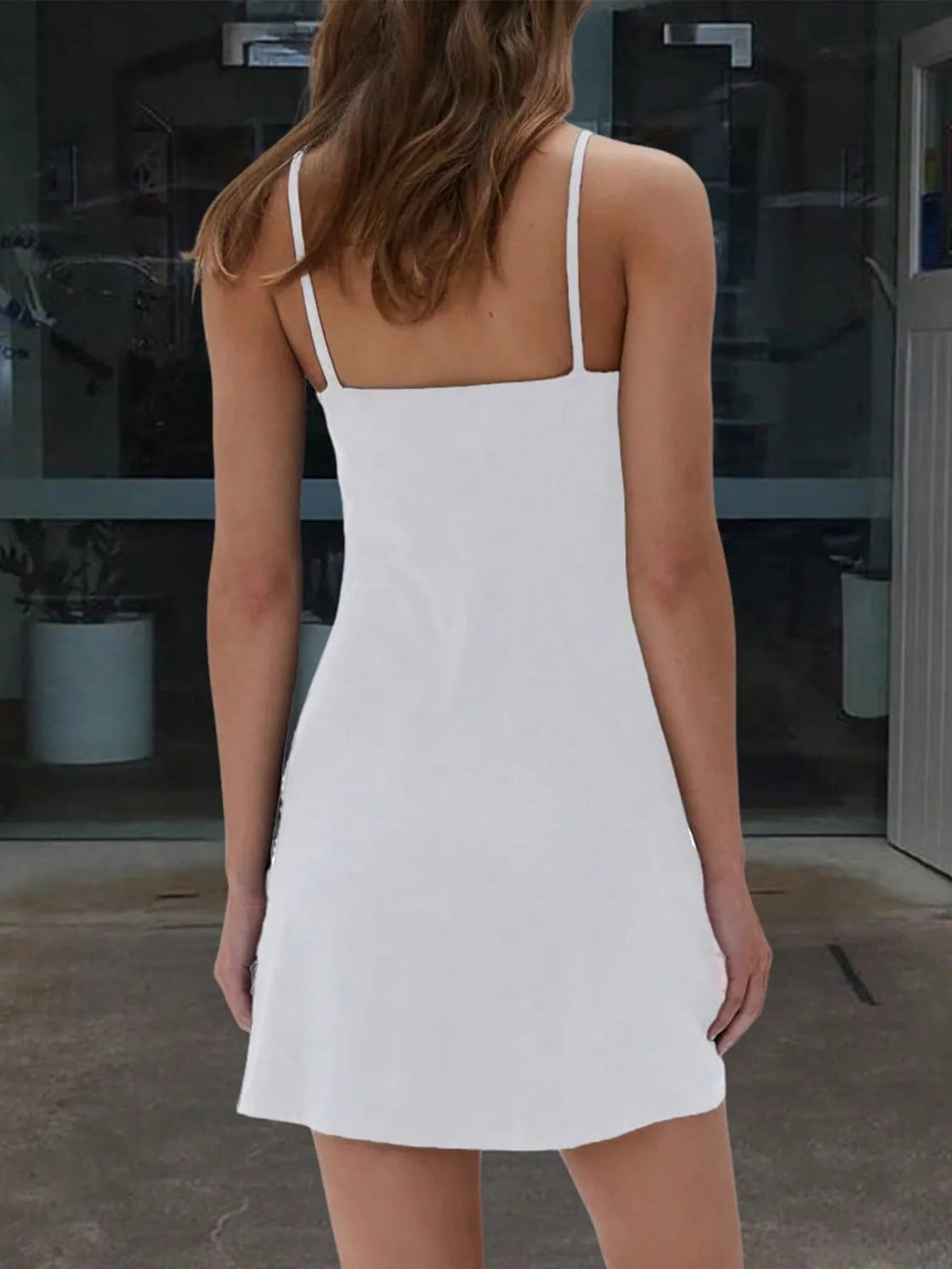 American Retro Women's Dress Fashion Solid Color Strap Mini Dress Sexy Pink Short Dress Lady Casual Streetwear Summer Clothing