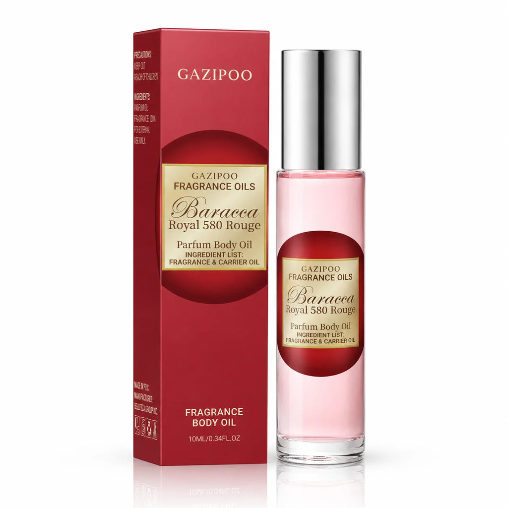 10ML Roll‑On Perfume Body Oil - Portable Fragrance Oil, Saffron Jasmine Cedarwood Musk Woody Scent Eau de Parfum for Dating