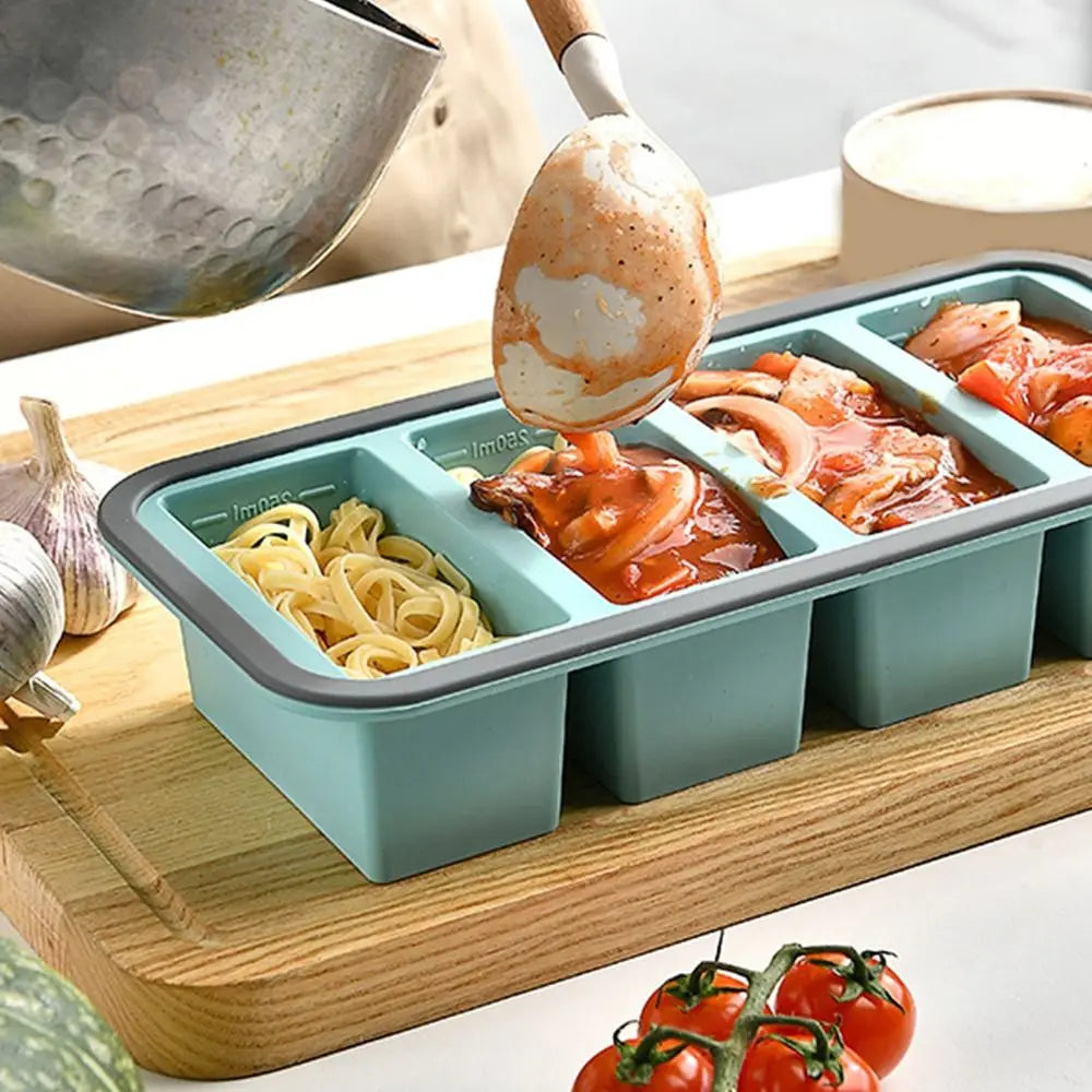 2/3/4 Grid Lunchbox Compartmentalized Wheat Straw Picnic Storage Boxs Microwave Dinnerware Food Fruit Container