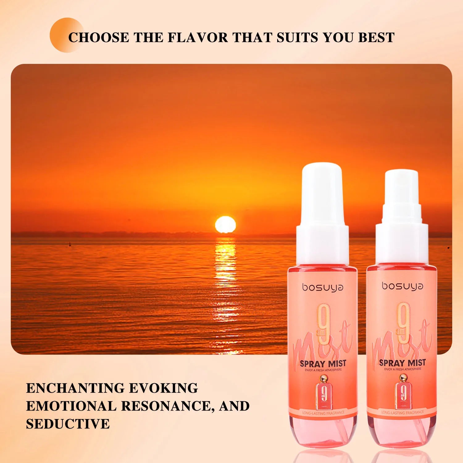 4PCS fresh fragrance spray set, lasting fragrance, mild and non irritating, suitable for daily use and before dating