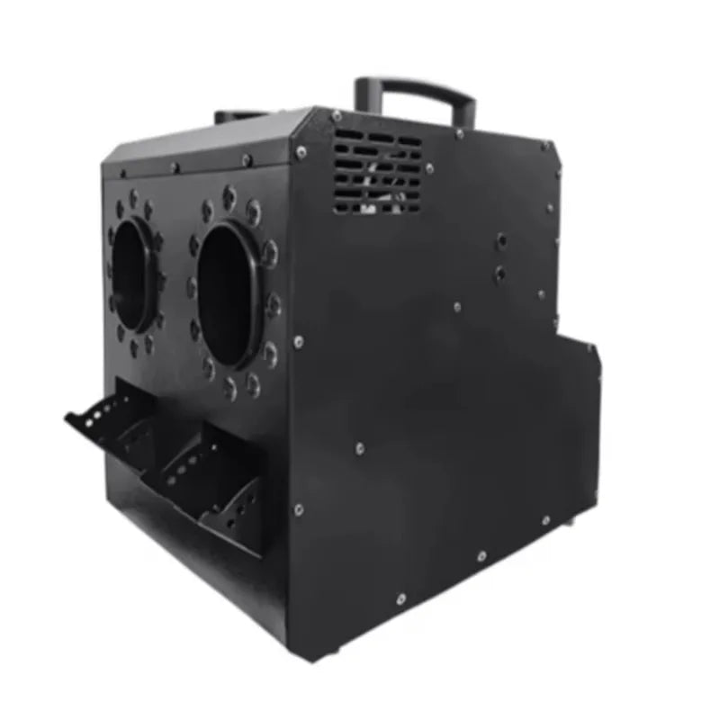 Stage Lighting LED Fog Bubble Machine 1500W Double Holes Automatic 1.2L Tank Capacity Bubble Fog Smoke