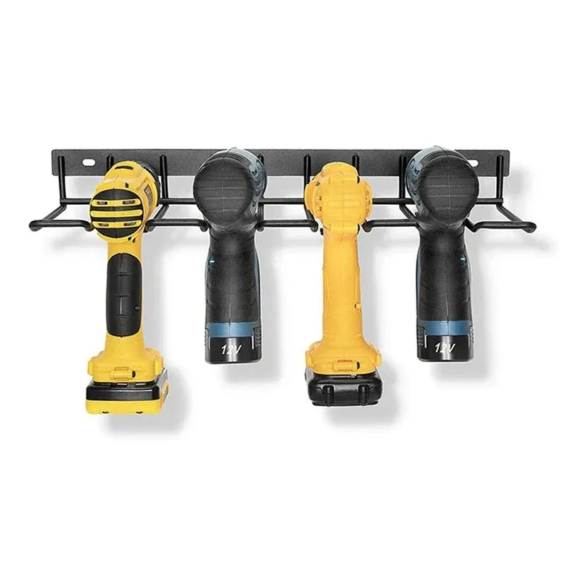 Power Tool Rack Electric Drill Holder Wall Mount Power Tool Organizer Workshop Wrench Tools Screwdriver Power Storage Shelf