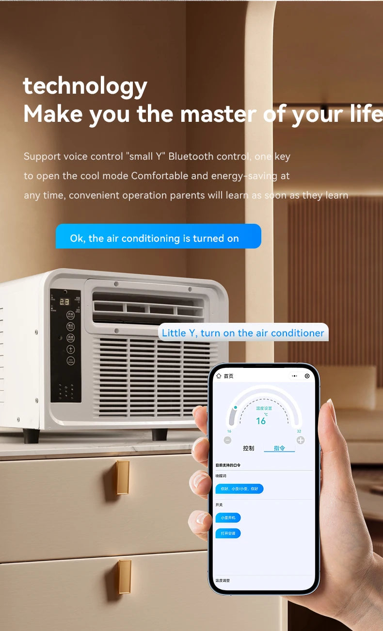 New Appliance Mini Air Conditioner With Cooling And Heating Mode Mobile Mini Ac Air Conditioner For Room