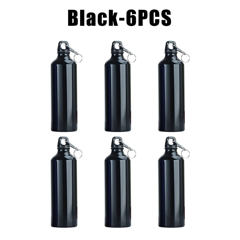 500ml 750ml Gradient Aluminum Water Bottle Large Capacity Gym Outdoor Sports Flask Leakproof Portable Gift Drinkware
