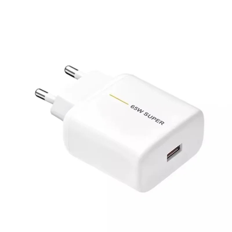 PD 65W Super VOOC2.0 USB Fast Charger For OPPO Reno 11 10 12 Pro Find X8 X7 X6 Ace3 EU US Quick Charge Adapter Phone Accessories