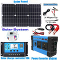 All-in-One 6000W Solar Generator: 600W Panel + MPPT Controller & Dual Voltage Inverter (110V/220V) for Home & RV & Camping