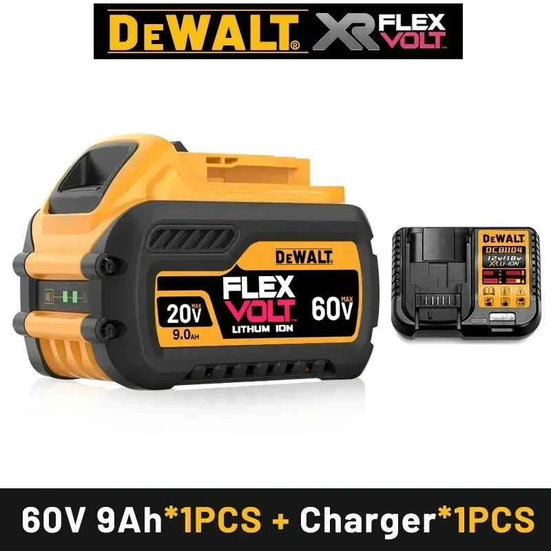 DeWALT 100% Original Battery 20V/60V 6Ah 9Ah MAX FlexVolt for DCB606 DCB205 DCB206 DCB209 DCB182 Power Tool with Battery
