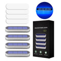 Hot Solar Deck Lights Blue Auto On/OFF Outdoor Waterproof IP68 Led Solar Garden Step Lights for Stairs Fence Yard Patio Pathway