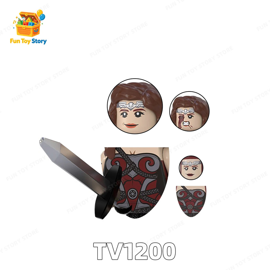 TV6224 TV Watchdog Series, Assembled Building Blocks, Human Toys, Collected by Film and Television Enthusiasts, Gifts for People