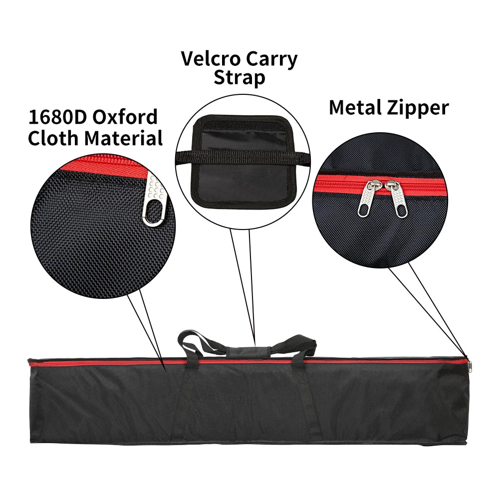 Photography Tools Bag Carry Kits C-Stand Photography Stand Tripod Stainless Steel Hold Arm and Grip Head Upgraded Max 135cm