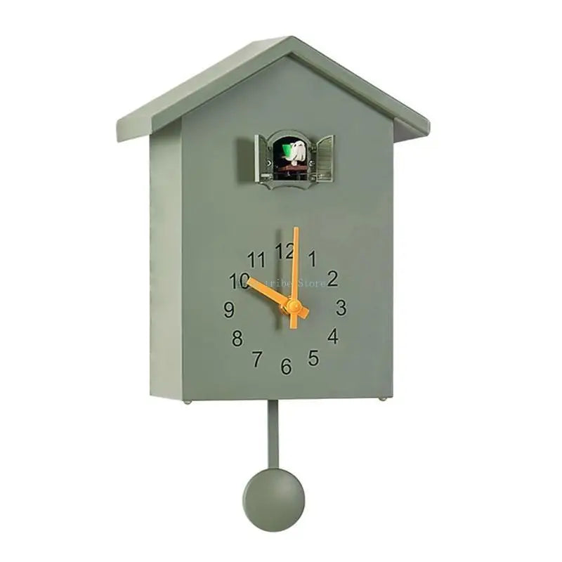 2025 New Modern Plastic Bird Cuckoo Design Wall Hanging Clock Wall Art Home Decoraton Modern Brief Decoration