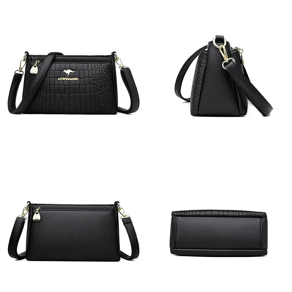Genuine Brand PU Leather Sac Luxury Handbags Women Bags Designer Shoulder Crossbody Hand Bags for Women 2022 Purses and Handbags
