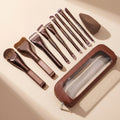 MAANGE 11pcs Makeup Brush Set Foundation Concealer Brush Blush Brush Contour Brush Ultra Thin Foundation Makeup Facial Brush