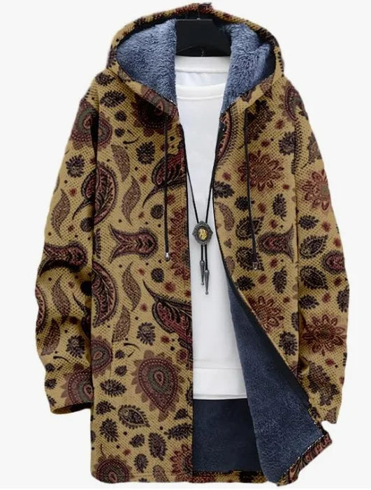 Spring Men's Trend Lapel Chenille Woolen Coat Woolen Coat