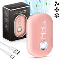 Portable Handheld Eyelash Fan Dryer With USB Rechargeable Lash Extension Fans With Air Blower For Makeup Drying & Cooling, Pink