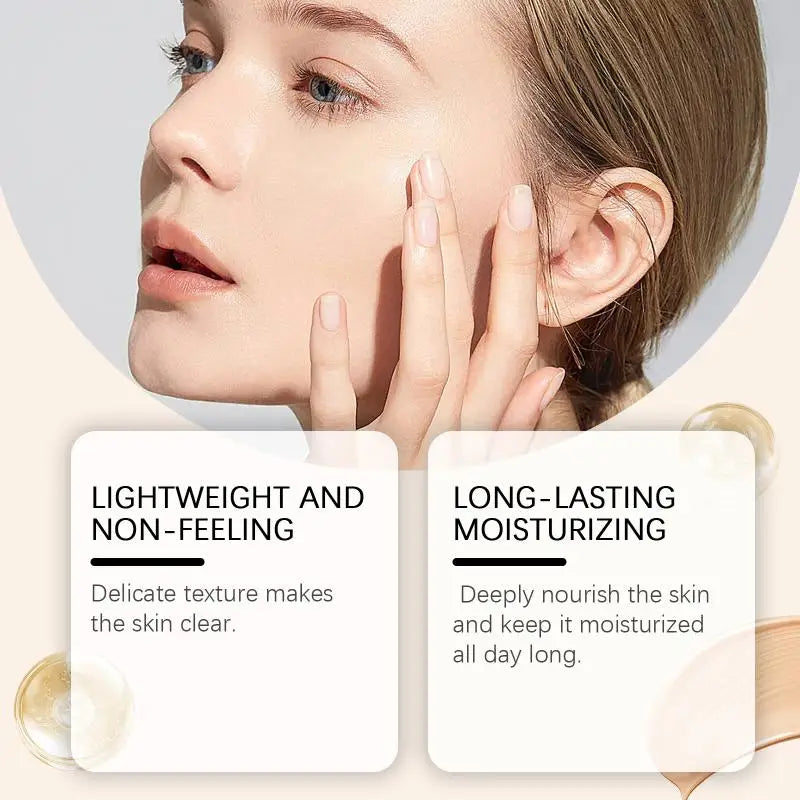 4 In 1 Foundation Liquid Hydrating Medium Full Coverage Concealer Longwearing Waterproof Foundation Natural Face Makeup