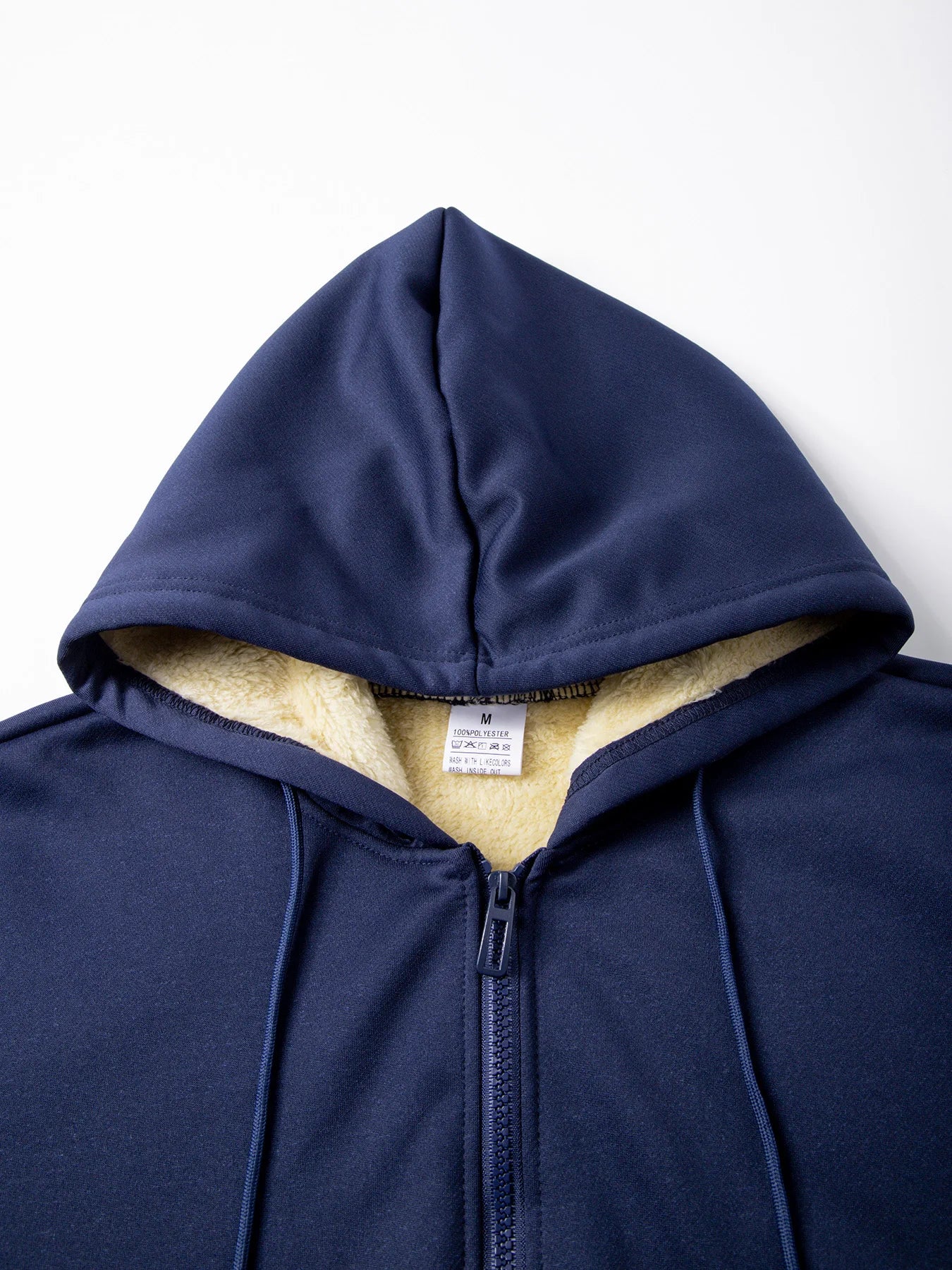 Men's Suit Two-Piece Tracksuit Plush Thickened Warm Sports Jacket+Trousers Sports Suit Winter Outdoor Casual Hoodie Sportswear