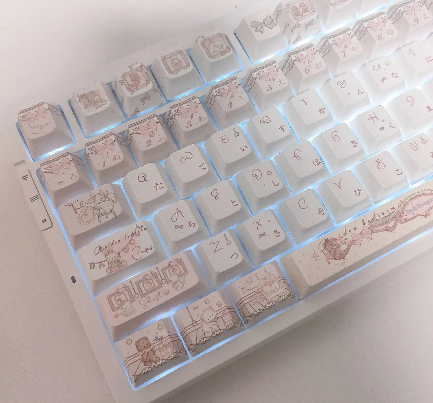New Theme Keycaps 139 Keys SOA Cherry Profiled PBT Double Shot Japanese Keycaps for MX Switch Alice ANSI ISO Layout Keyboard Kit