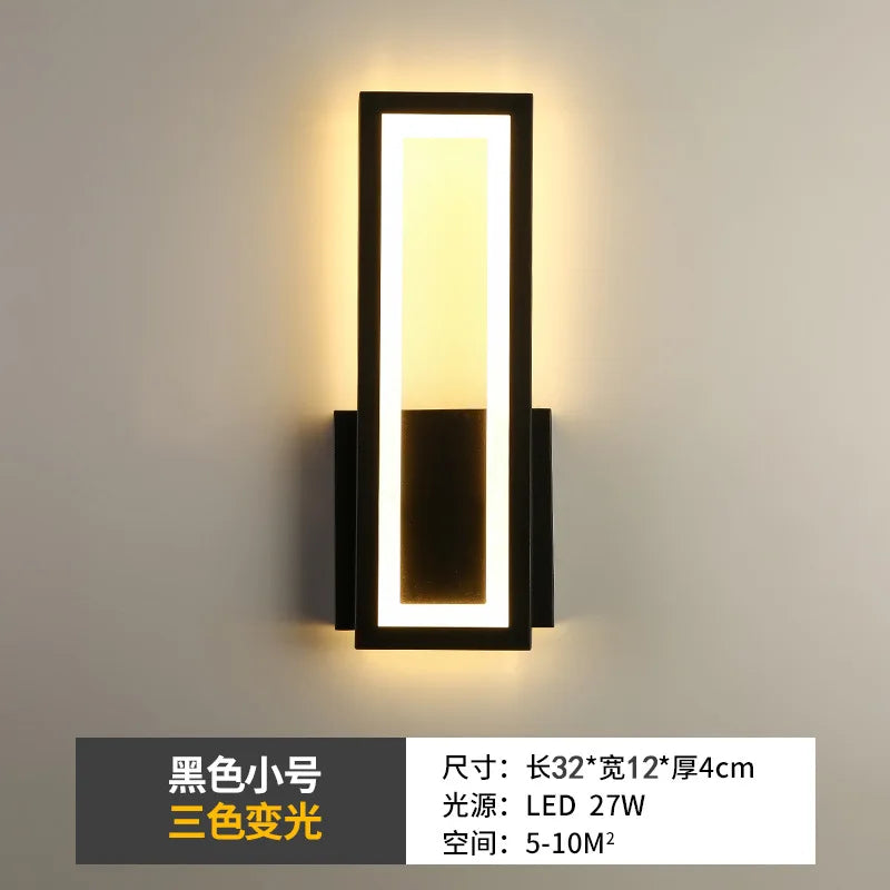 Modern Creative Wall Light LED Simple TV Background Wall Lights Bedroom Bedside Wall lamp Decorations Kitchen Indoor Lighting