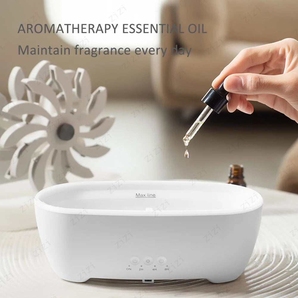 Creative Raindrop Windmill Essential Oil Diffuser Colorful Atmosphere Light Remote Control Humidification Aromatherapy Machine