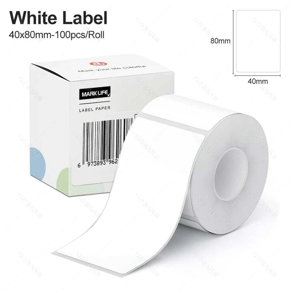 X2 Thermal RFID Label Sticker Adhesive Label Paper Tape 40*30mm 50*30mm for M110 M220 M200 P50 X2 E210 P2 N20 Label Printer