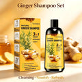 3 In 1 Ginger Rosemary Honey Shampoo Natural Hair Care Strengthen Hair Anti Dandruff Scalp Shampoo for Thinning Hair