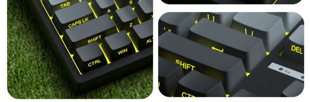 2025 New Original Daylight Cherry Keycaps PBT Translucent Gradient Color Side Engraving Personalized for MX Mechanical Keyboards