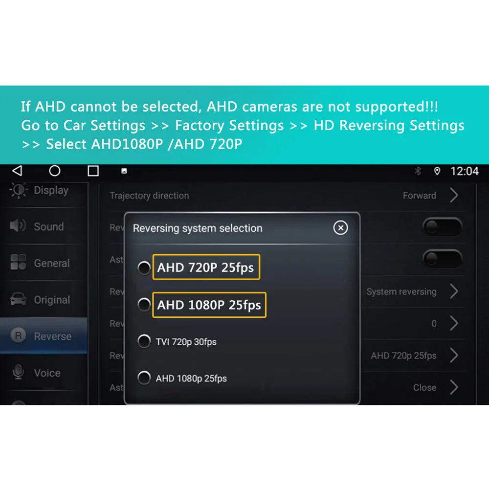 HD 3D 360 Degree Car Camera AHD 1080P Surround View Right Left Front Rear Camera For Android Navigation Reverse Golden Lens