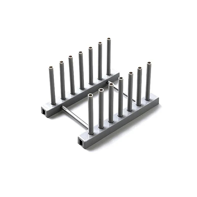 Practical DIY Locker Bamboo Drain Rack Wooden Plate Rack Dish Rack Kitchen Organizer For Plates/Cutting Boards/Plates/Cups