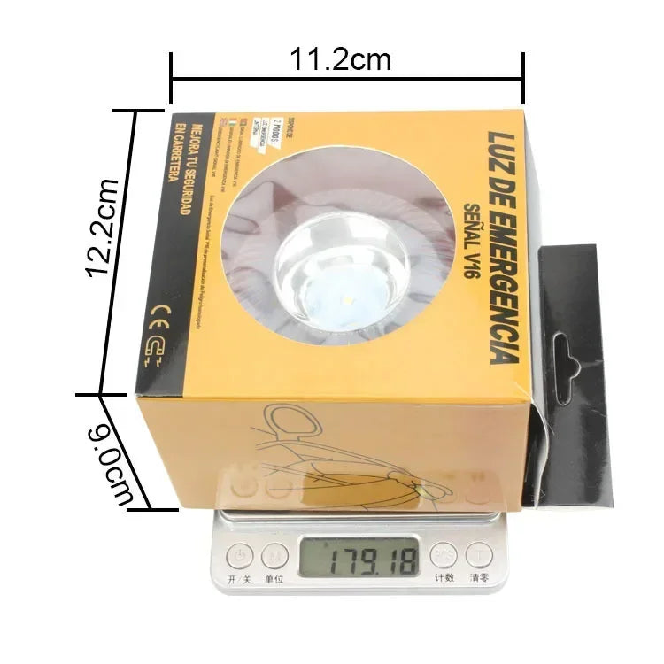 V16 LED Automotive Emergency Light Explosion Proof Flashlight Magnetic Induction Flashlight Safety Accessories