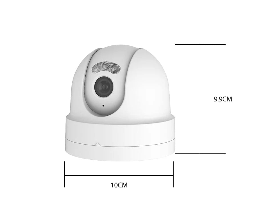 CCTV IP POE Security Dome Camera 4K 5MP 4MP Tow-way Talk Dual Light Video Humanoid Detection ONVIF NVR Surveillance Camera