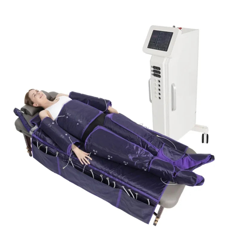 Professional 3 in 1 Ems Muscle Stimulator Pressotherapy Lymphatic Drainage Machine