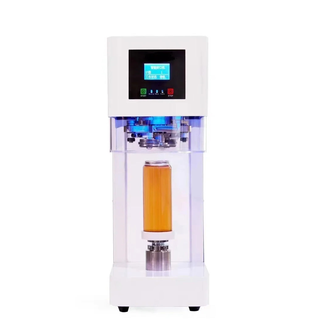 Automatic Intelligent Non Rotating Can Sealer Soda Tin Can Seamer Bubble Tea Aluminum Can Sealing Machine