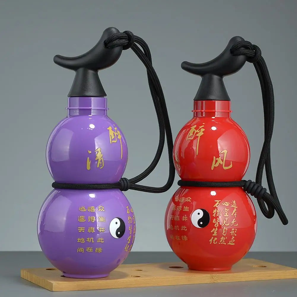 750ml Chinese Retro-Inspired Gourd Water Bottle Large Capacity Outdoors Leak-proof Water Sports Bottle King Wukong Drinking Cup